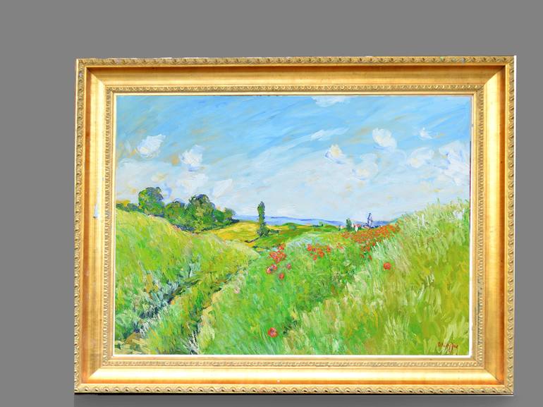 Original Impressionism Landscape Painting by Patrick Marie