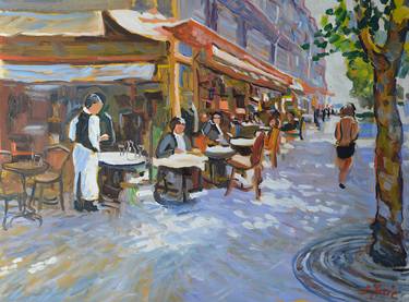 Original Impressionism Cities Paintings by Patrick Marie