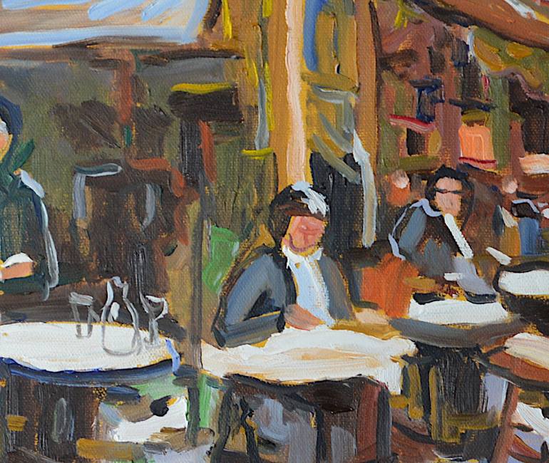 Original Impressionism Cities Painting by Patrick Marie