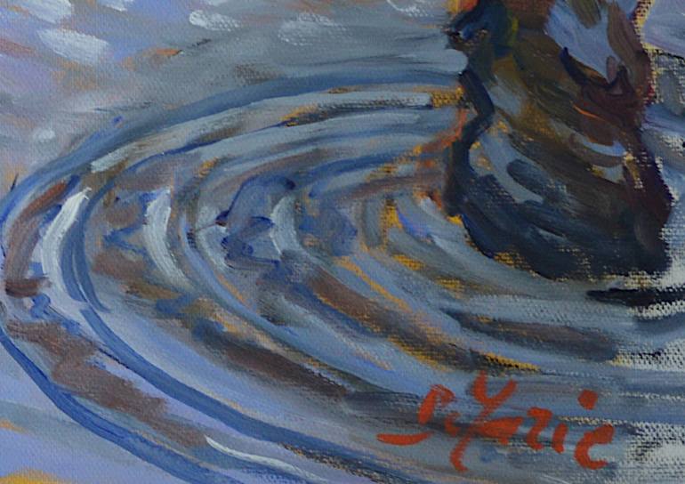 Original Impressionism Cities Painting by Patrick Marie