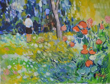 Print of Impressionism Floral Paintings by Patrick Marie