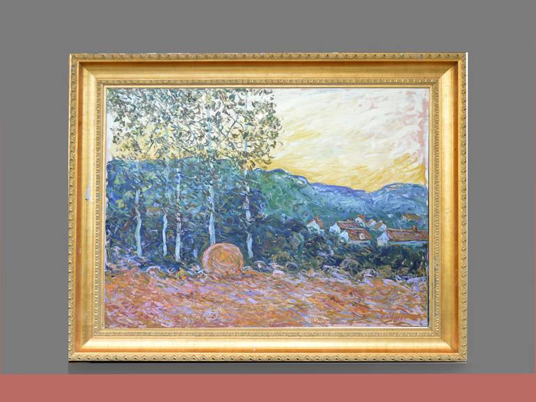 Original Impressionism Landscape Painting by Patrick Marie