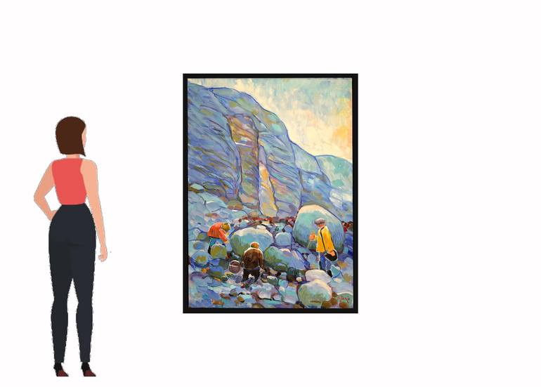 Original Impressionism Nature Painting by Patrick Marie