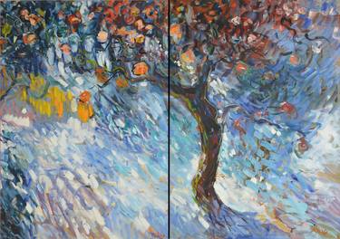 Print of Impressionism Tree Paintings by Patrick Marie