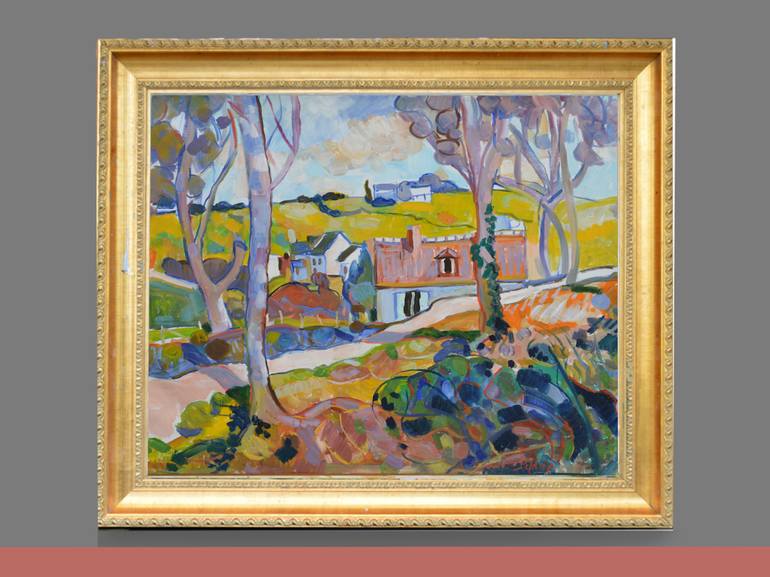 Original Impressionism Landscape Painting by Patrick Marie