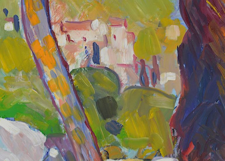 Original Impressionism Landscape Painting by Patrick Marie