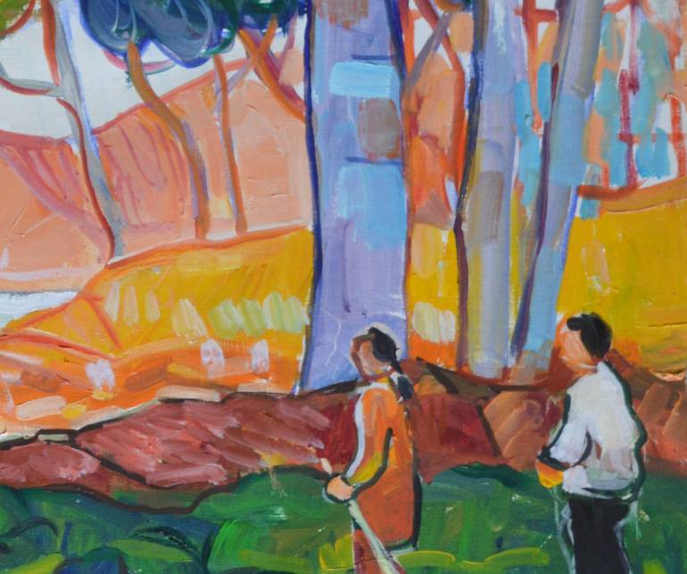 Original Figurative Landscape Painting by Patrick Marie