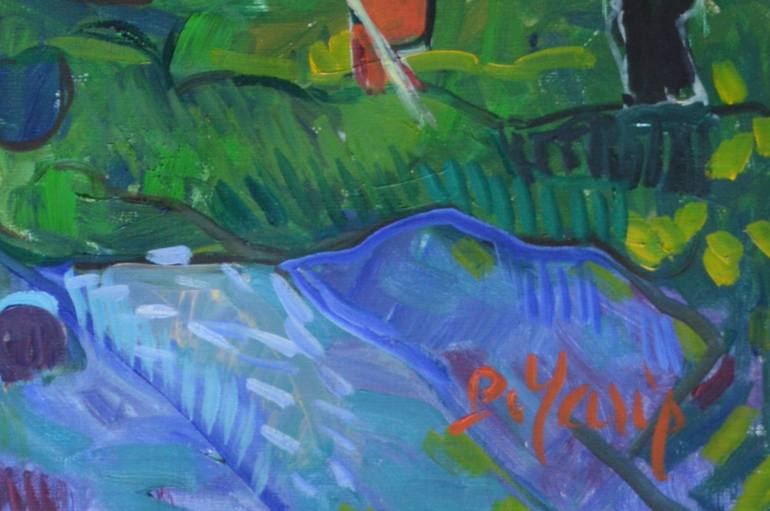 Original Figurative Landscape Painting by Patrick Marie