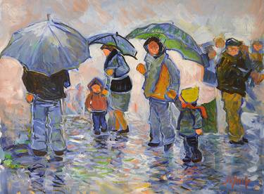 Print of Impressionism People Paintings by Patrick Marie