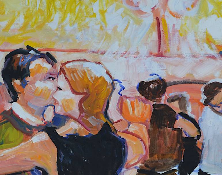 Original Neo-impressionism People Painting by Patrick Marie