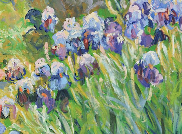 Original Impressionism Floral Painting by Patrick Marie