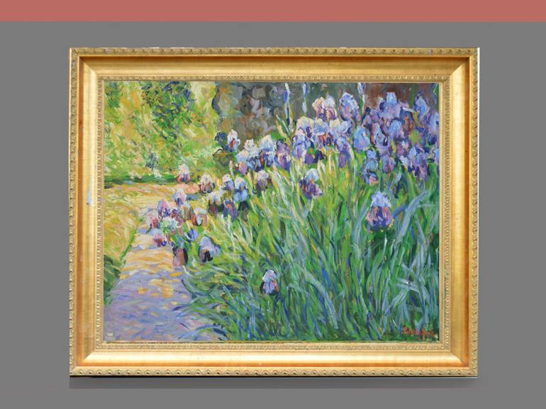 Original Impressionism Floral Painting by Patrick Marie