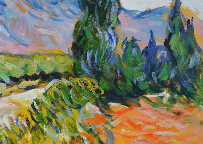 Original Impressionism Landscape Painting by Patrick Marie