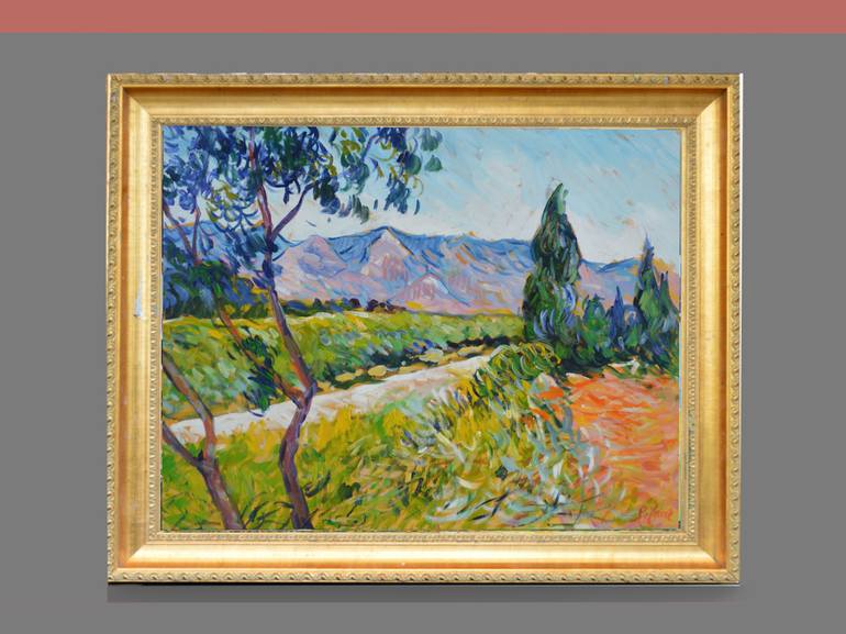 Original Impressionism Landscape Painting by Patrick Marie