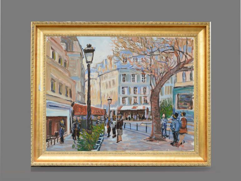 Original Neo-impressionism Cities Painting by Patrick Marie