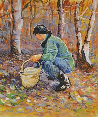 Original Impressionism Landscape Painting by Patrick Marie