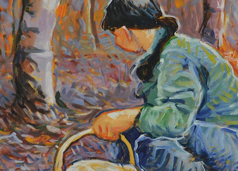 Original Impressionism Landscape Painting by Patrick Marie