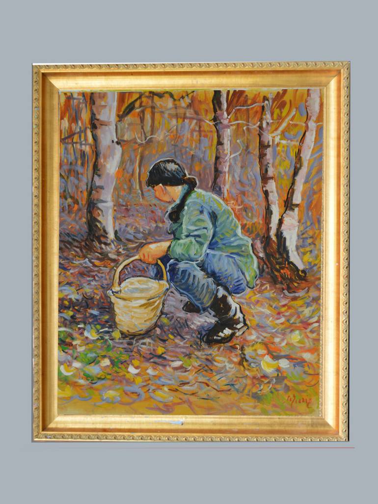 Original Impressionism Landscape Painting by Patrick Marie