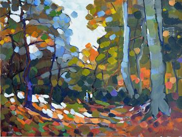 Original Impressionism Landscape Painting by Patrick Marie