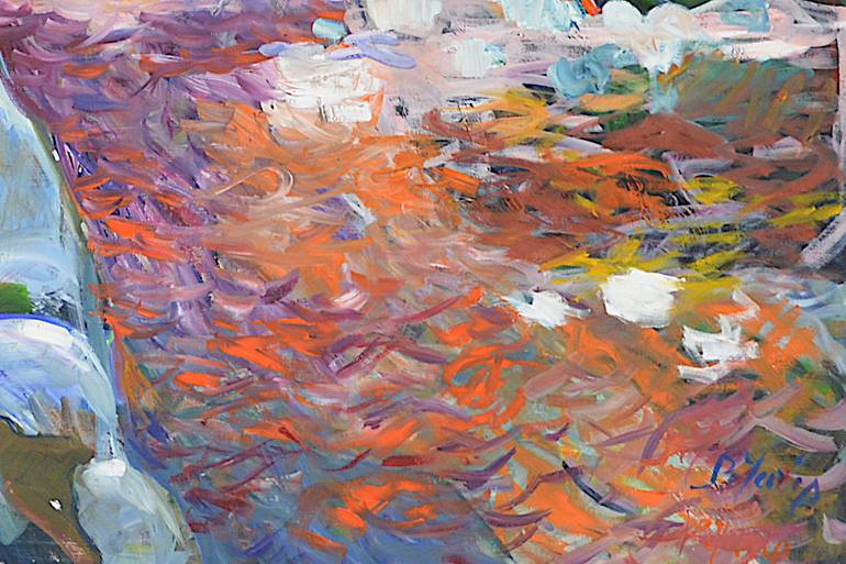 Original Impressionism Landscape Painting by Patrick Marie