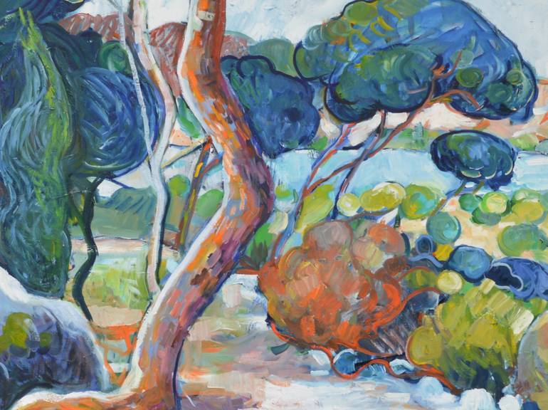 Original Impressionism Landscape Painting by Patrick Marie