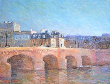 Original Neo-impressionism Cities Painting by Patrick Marie