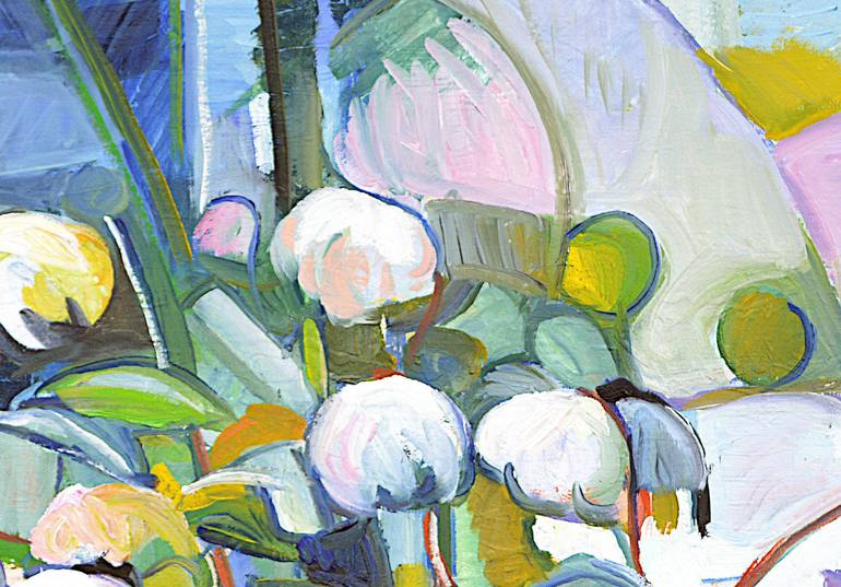 Original Impressionism Floral Painting by Patrick Marie