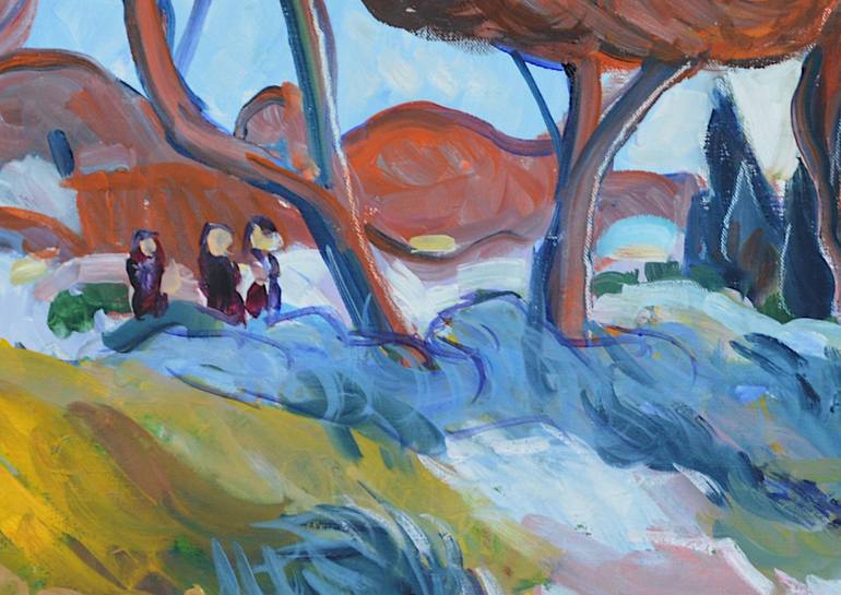 Original Impressionism Landscape Painting by Patrick Marie