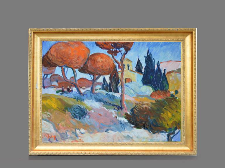 Original Impressionism Landscape Painting by Patrick Marie