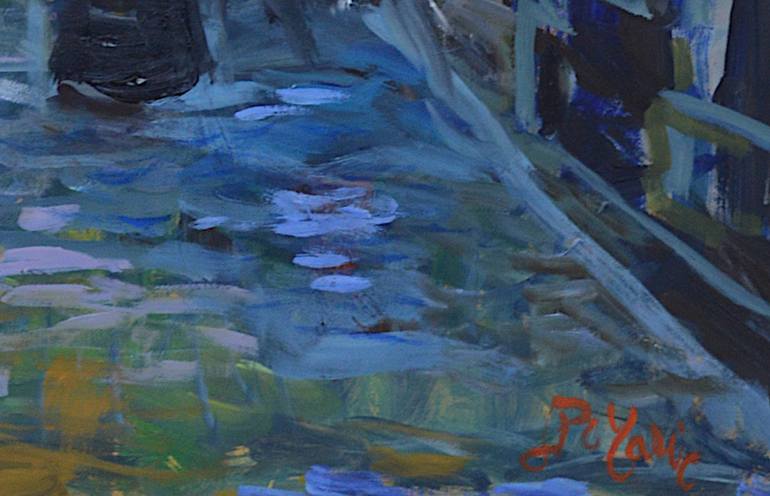 Original Impressionism Cities Painting by Patrick Marie