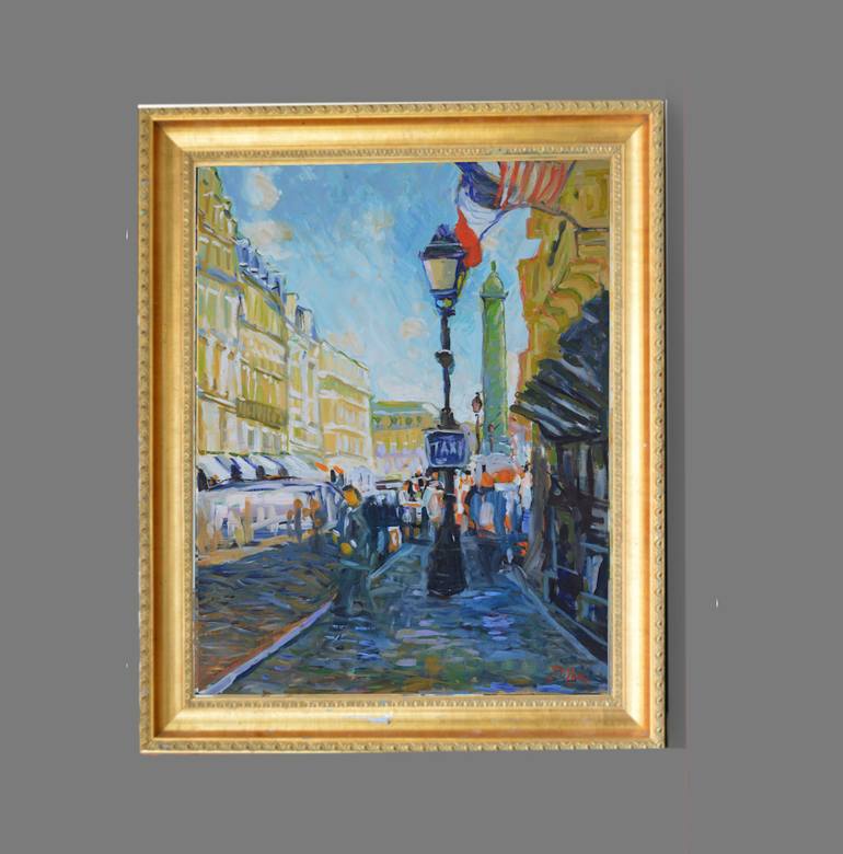 Original Impressionism Cities Painting by Patrick Marie