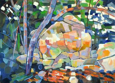 Original Impressionism Nature Painting by Patrick Marie