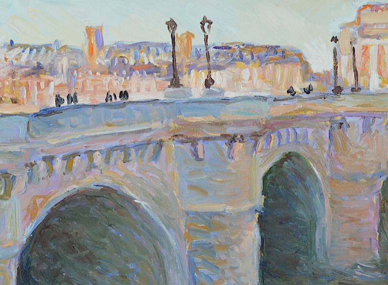 Original Impressionism Cities Painting by Patrick Marie