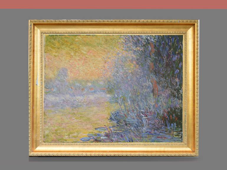 Original Impressionism Landscape Painting by Patrick Marie