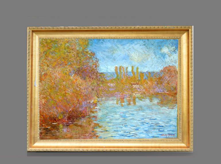 Original Impressionism Landscape Painting by Patrick Marie