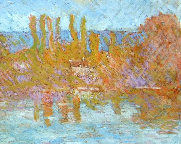 Original Impressionism Landscape Painting by Patrick Marie