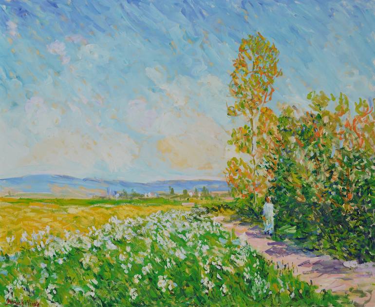 Print of Impressionism Landscape Painting by Patrick Marie