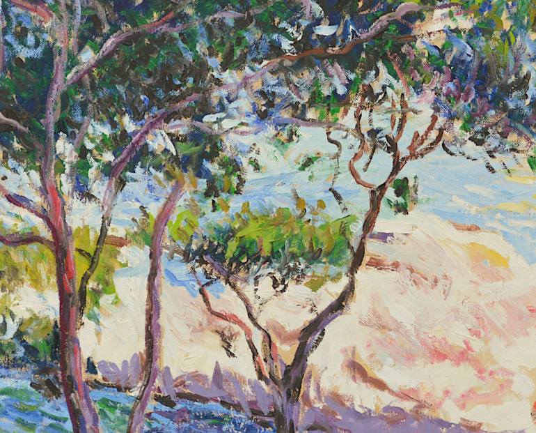 Original Impressionism Landscape Painting by Patrick Marie
