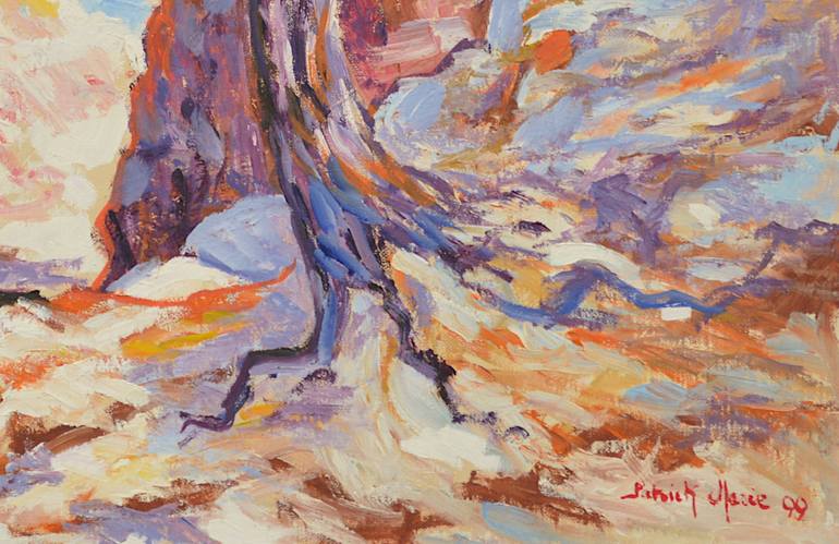 Original Impressionism Landscape Painting by Patrick Marie