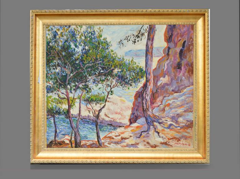 Original Impressionism Landscape Painting by Patrick Marie