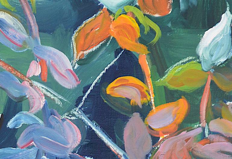 Original Impressionism Floral Painting by Patrick Marie