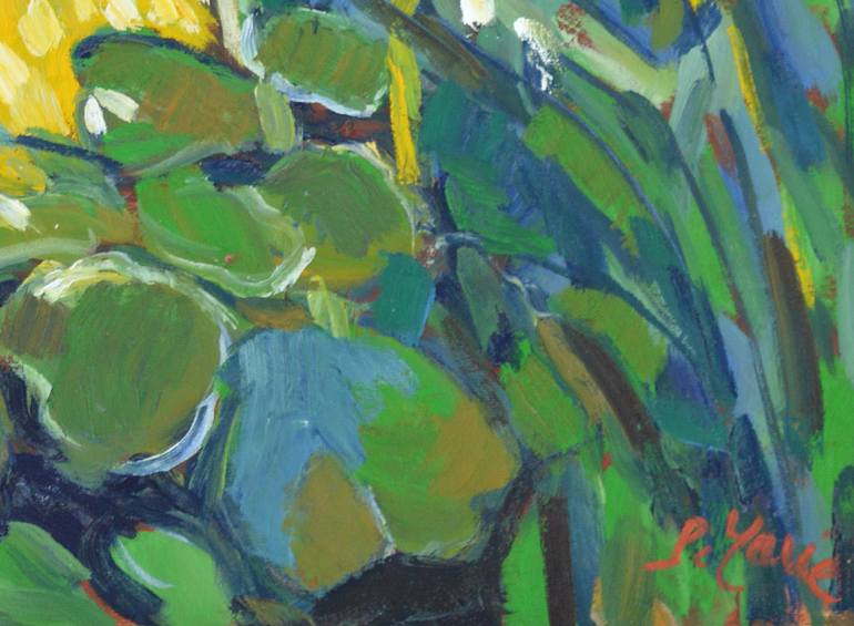 Original Impressionism Floral Painting by Patrick Marie
