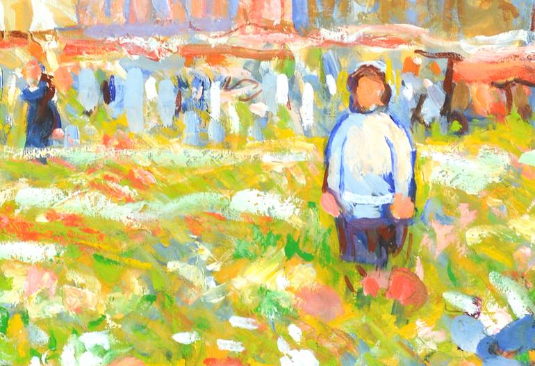 Original Impressionism Cities Painting by Patrick Marie