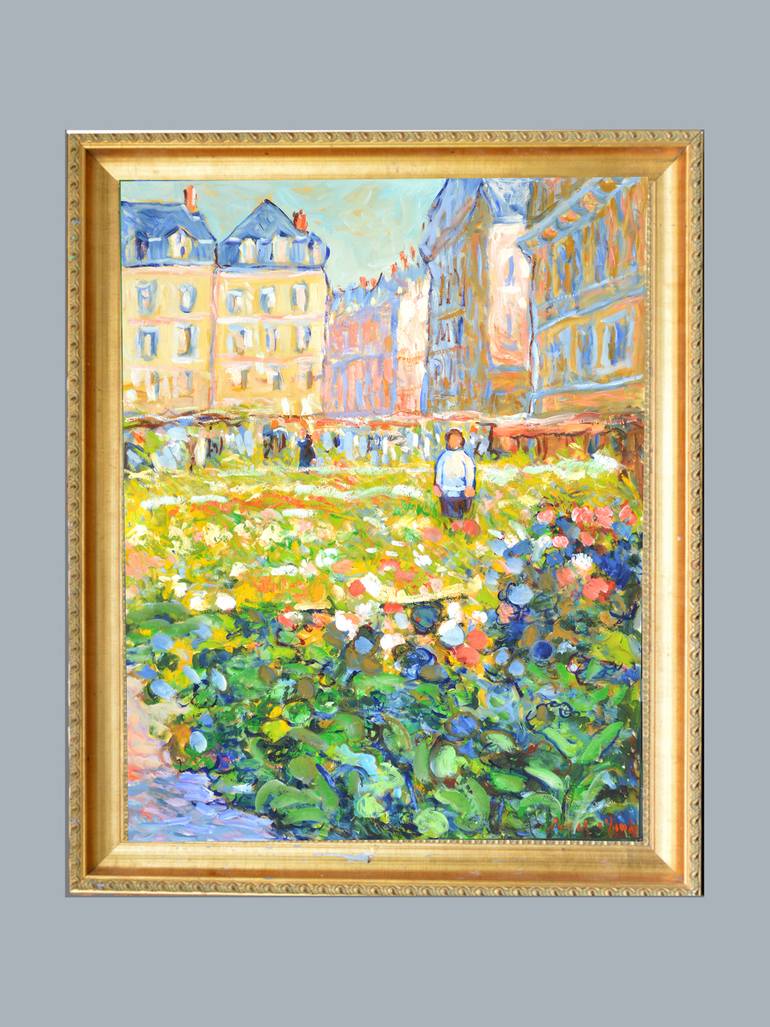 Original Impressionism Cities Painting by Patrick Marie