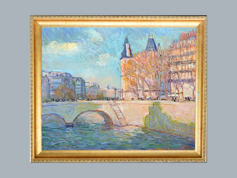 Original Impressionism Cities Painting by Patrick Marie
