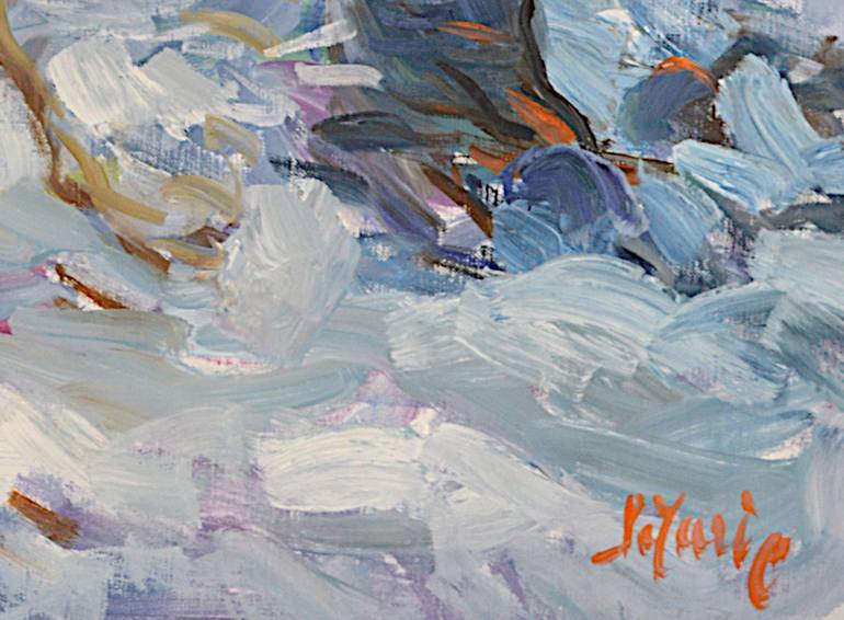 Original Impressionism Landscape Painting by Patrick Marie