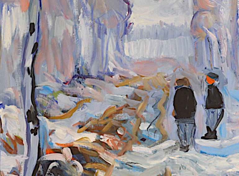 Original Impressionism Landscape Painting by Patrick Marie
