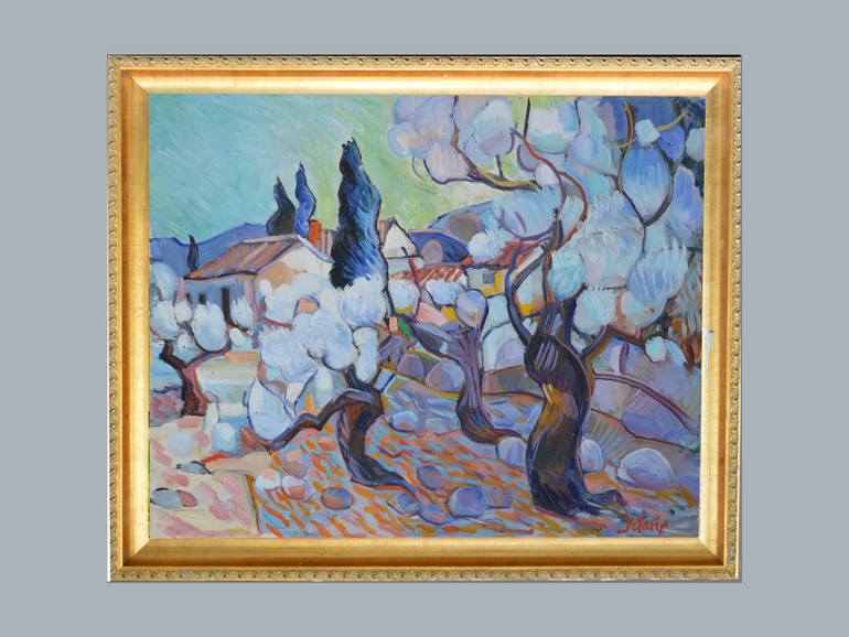 Original Impressionism Nature Painting by Patrick Marie