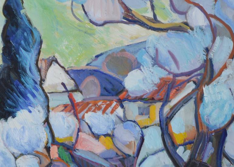 Original Impressionism Nature Painting by Patrick Marie