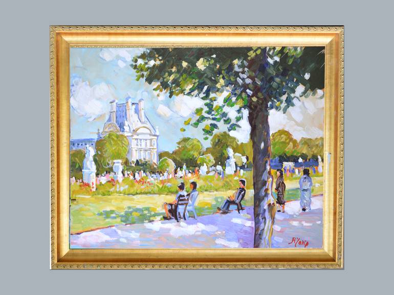 Original Impressionism Cities Painting by Patrick Marie